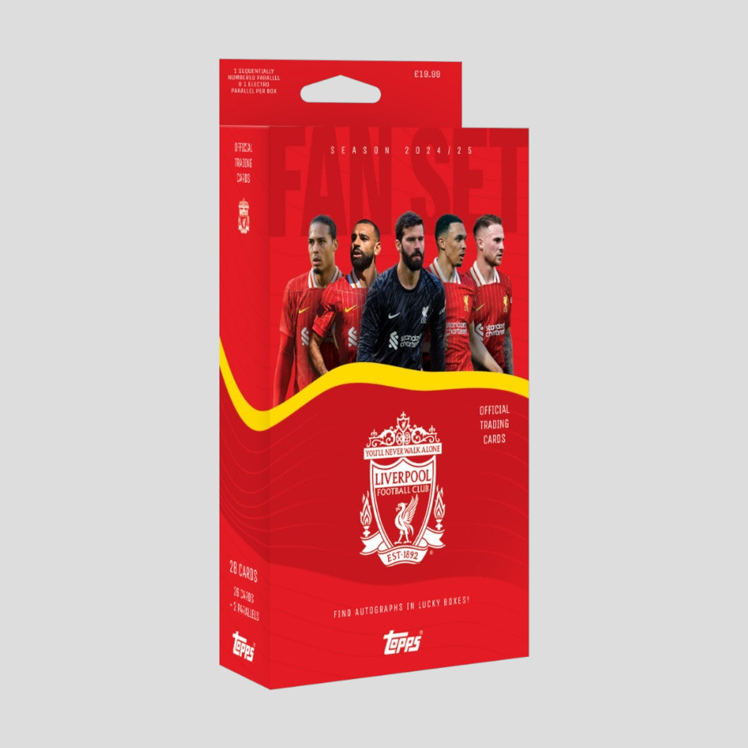 2024-25 TOPPS LIVERPOOL FC FAN SET BOX