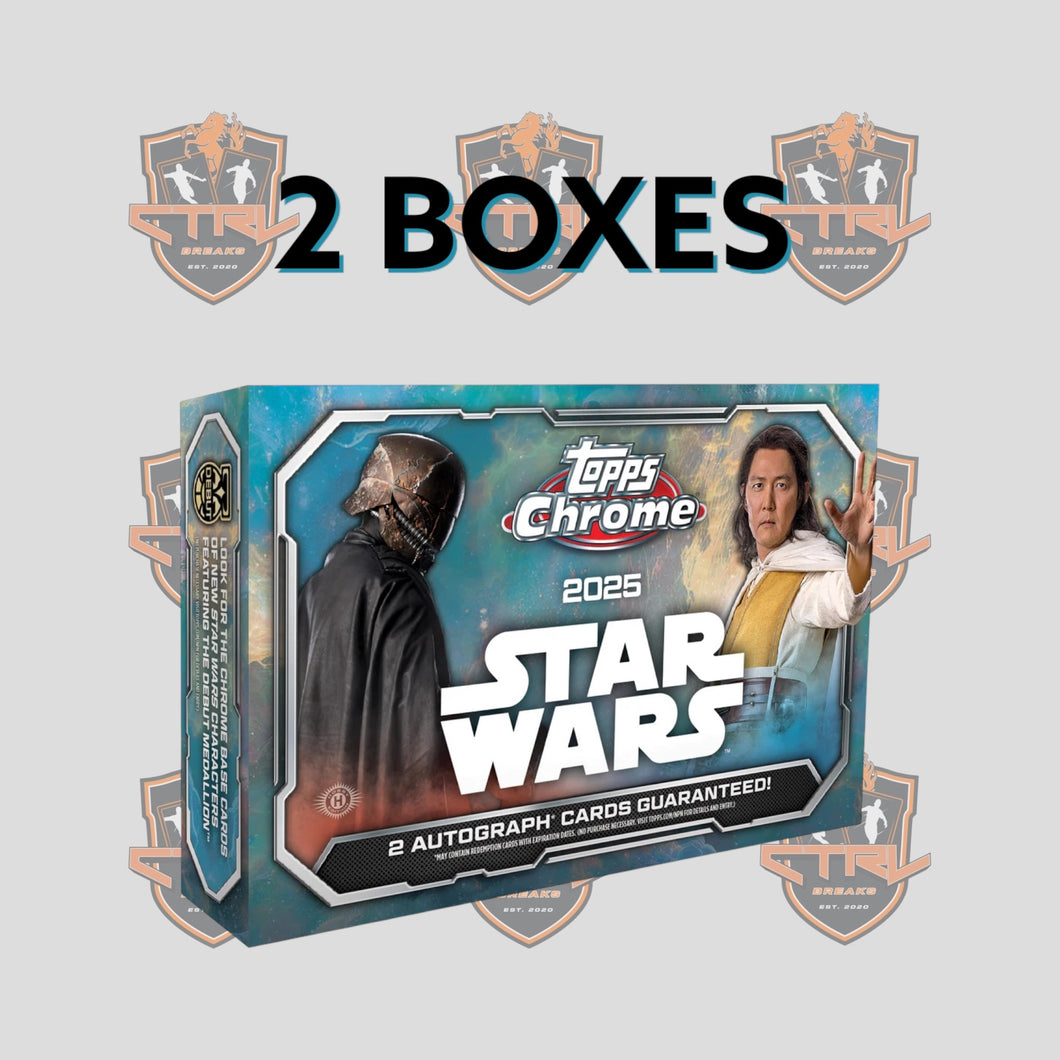 (SERIAL BREAK) TOPPS STAR WARS CHROME 2025 DELIGHT #1