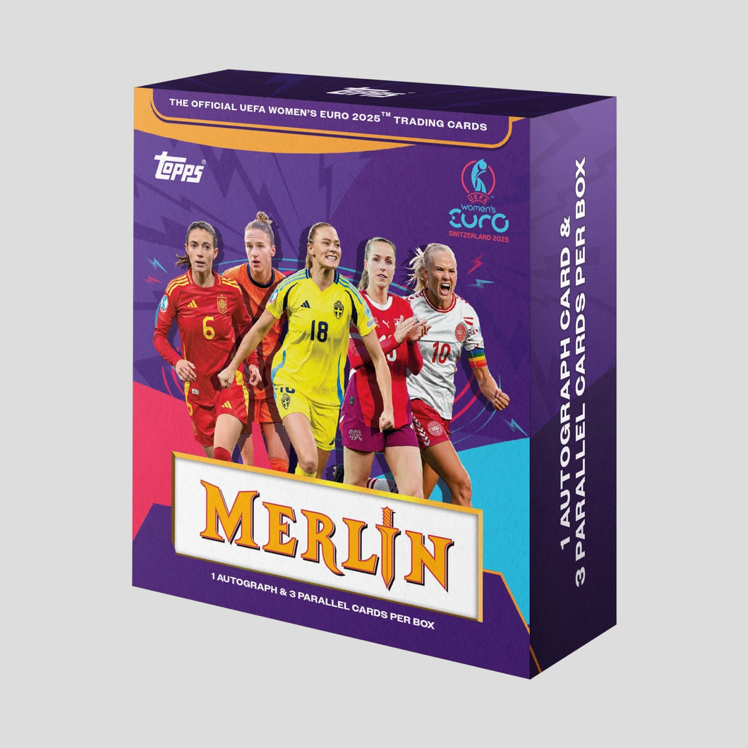 2025 TOPPS MERLIN UEFA WOMEN EURO HOBBY BOX