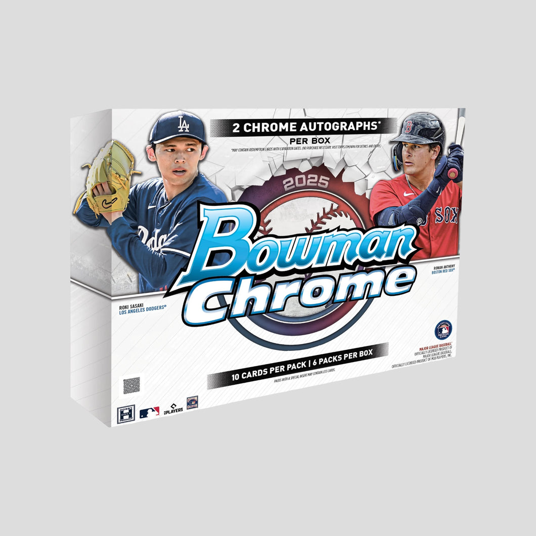 2025 TOPPS BOWMAN CHROME BASEBALL HOBBY BOX