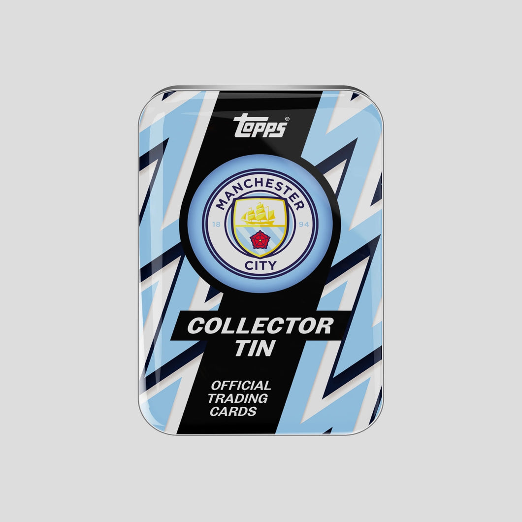 2025-26 TOPPS MANCHESTER CITY COLLECTOR TIN