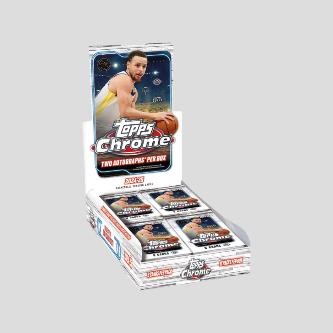 2024-25 TOPPS CHROME BASKETBALL HOBBY BOX