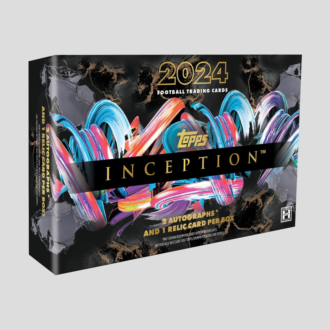 2024 TOPPS INCEPTION FOOTBALL HOBBY BOX