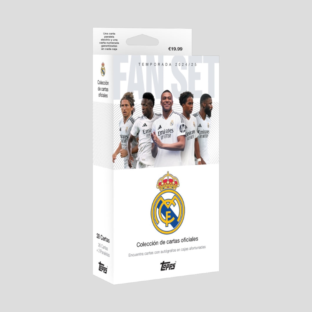 2024-25 TOPPS REAL MADRID FAN SET BOX