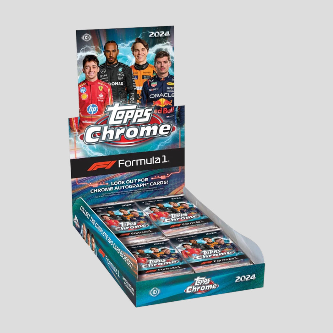 2024 TOPPS CHROME FORMULA 1 HOBBY BOX