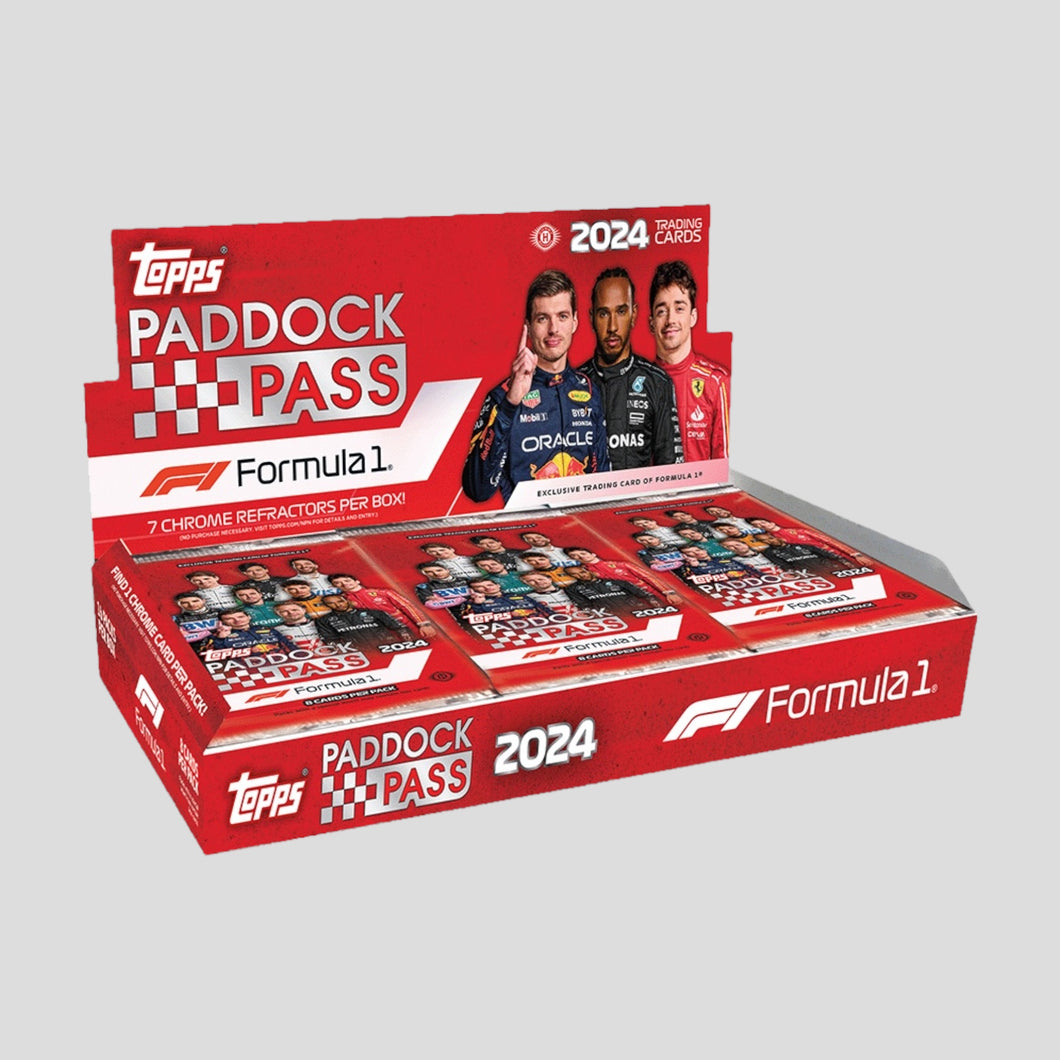 2024 TOPPS PADDOCK PASS FORMULA 1 HOBBY BOX