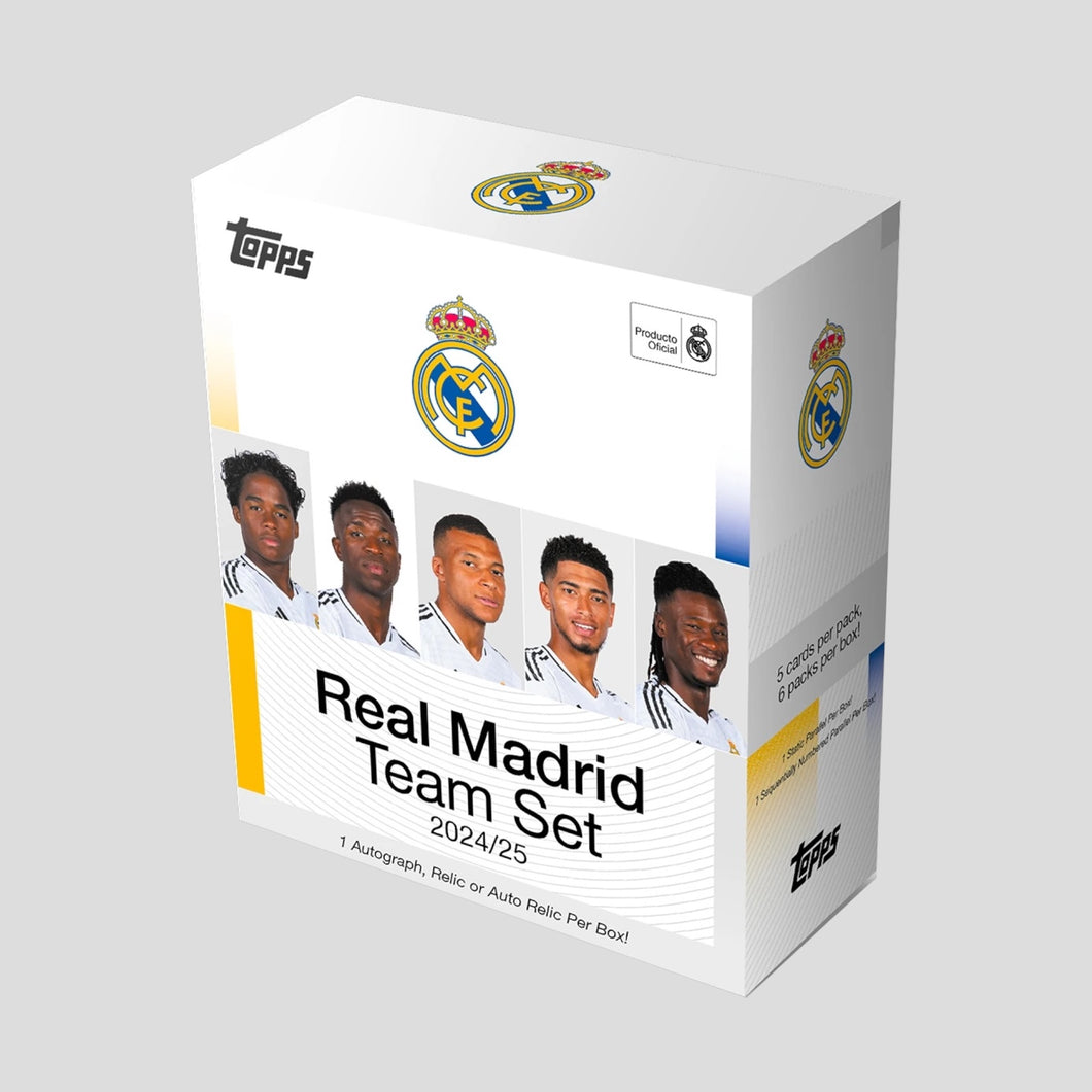 2024-25 TOPPS REAL MADRID TEAM SET BOX