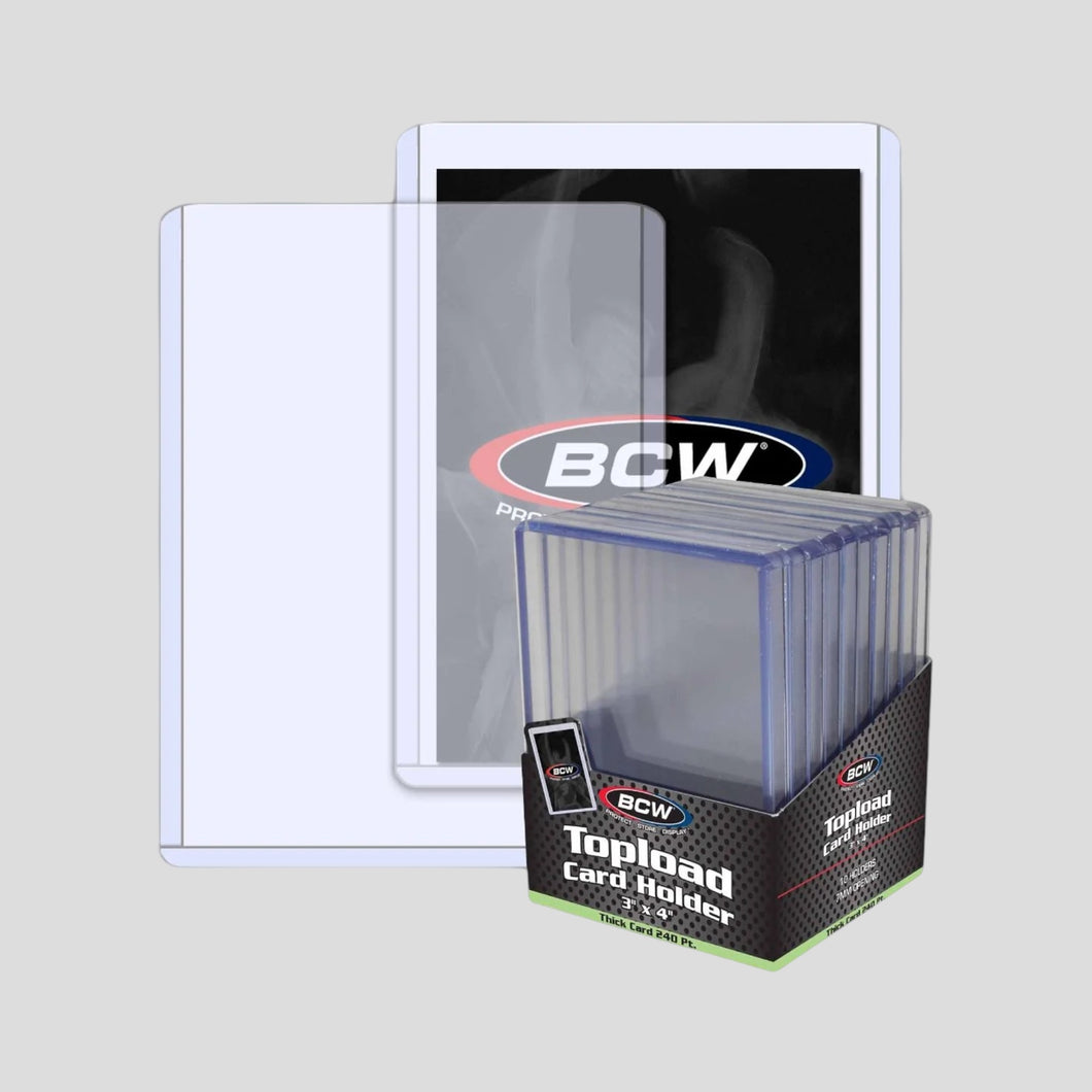 BCW TOPLOAD THICK CARD HOLDER 240PT