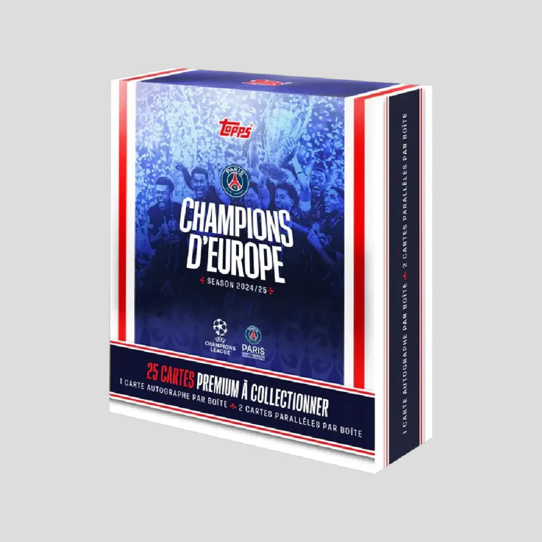 2025 TOPPS PARIS SAINT-GERMAIN: CHAMPIONS D'EUROPE BOX