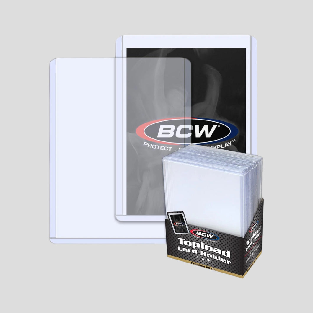 BCW TOPLOAD CARD HOLDER 20PT - PREMIUM