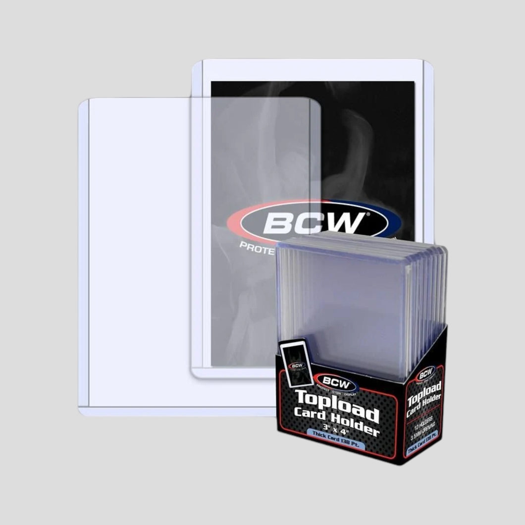 BCW TOPLOAD THICK CARD HOLDER 138PT