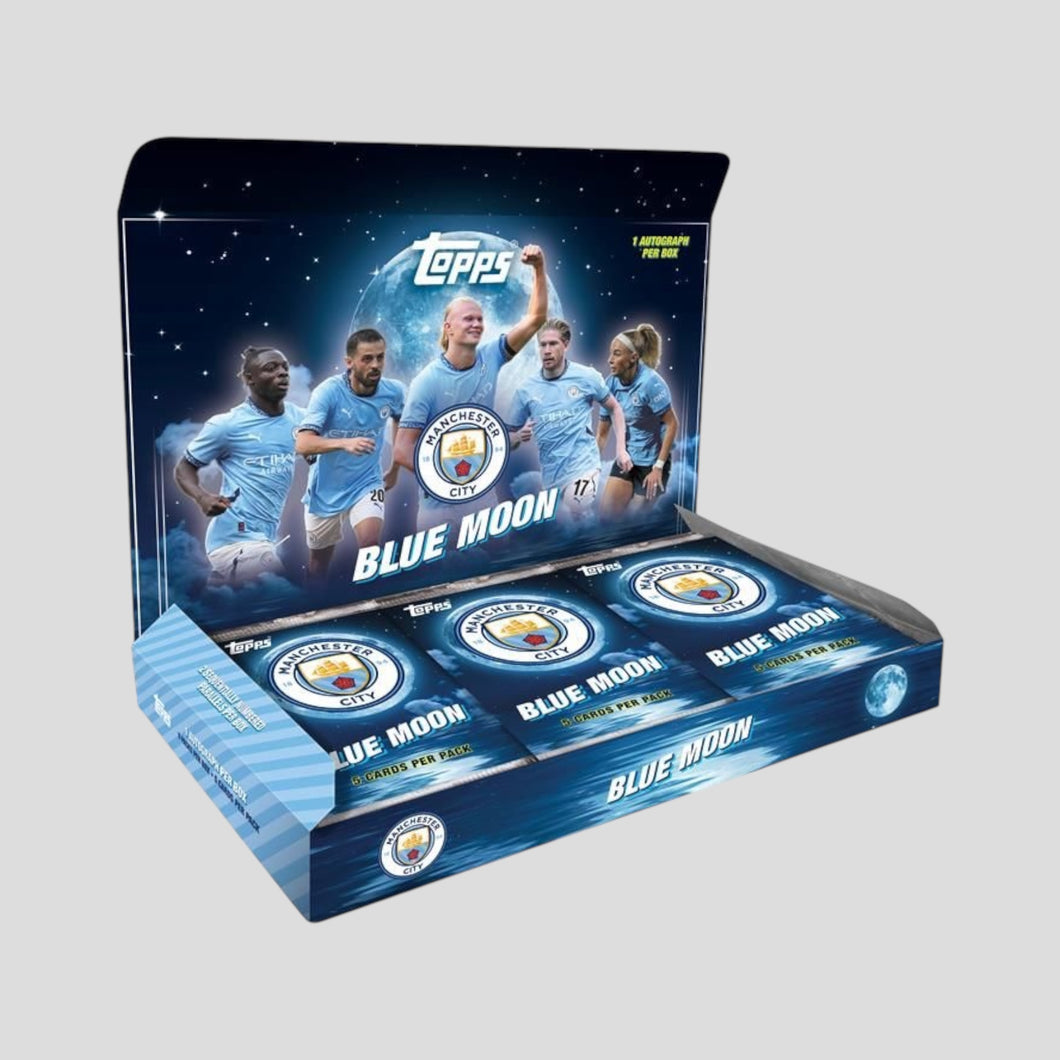 2024-25 TOPPS MANCHESTER CITY BLUE MOON HOBBY BOX