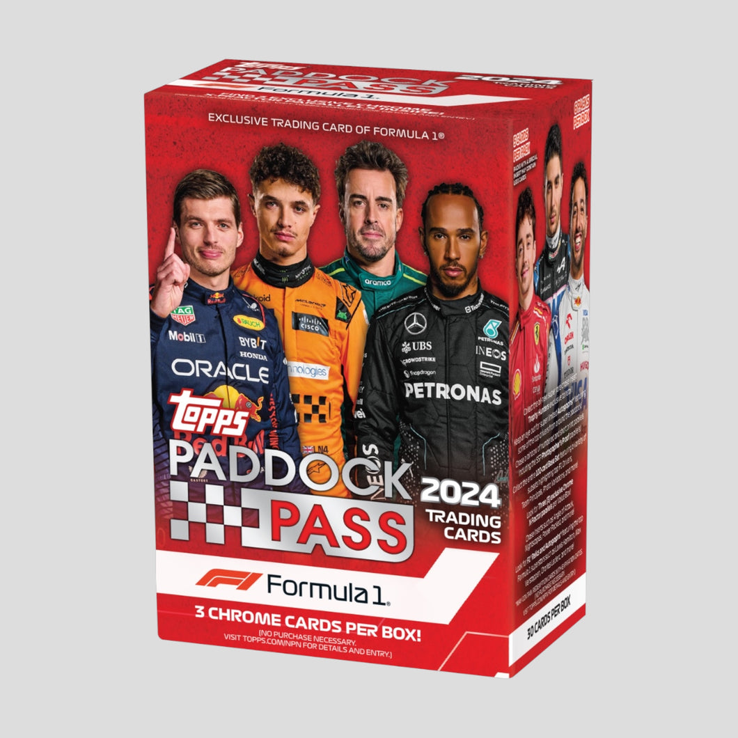 2024 TOPPS PADDOCK PASS FORMULA 1 VALUE BOX