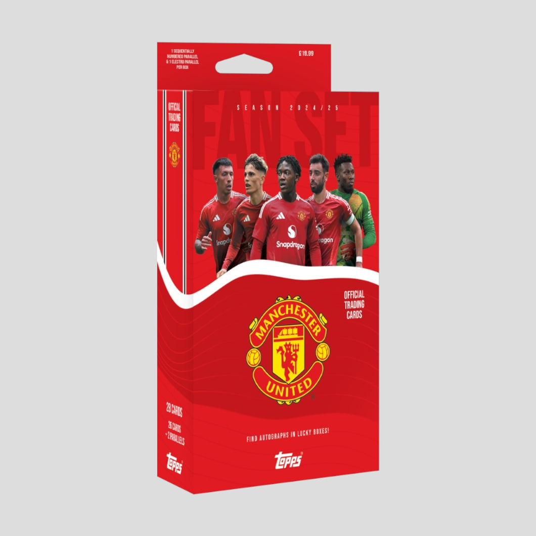 2024-25 TOPPS MANCHESTER UNITED FAN SET BOX