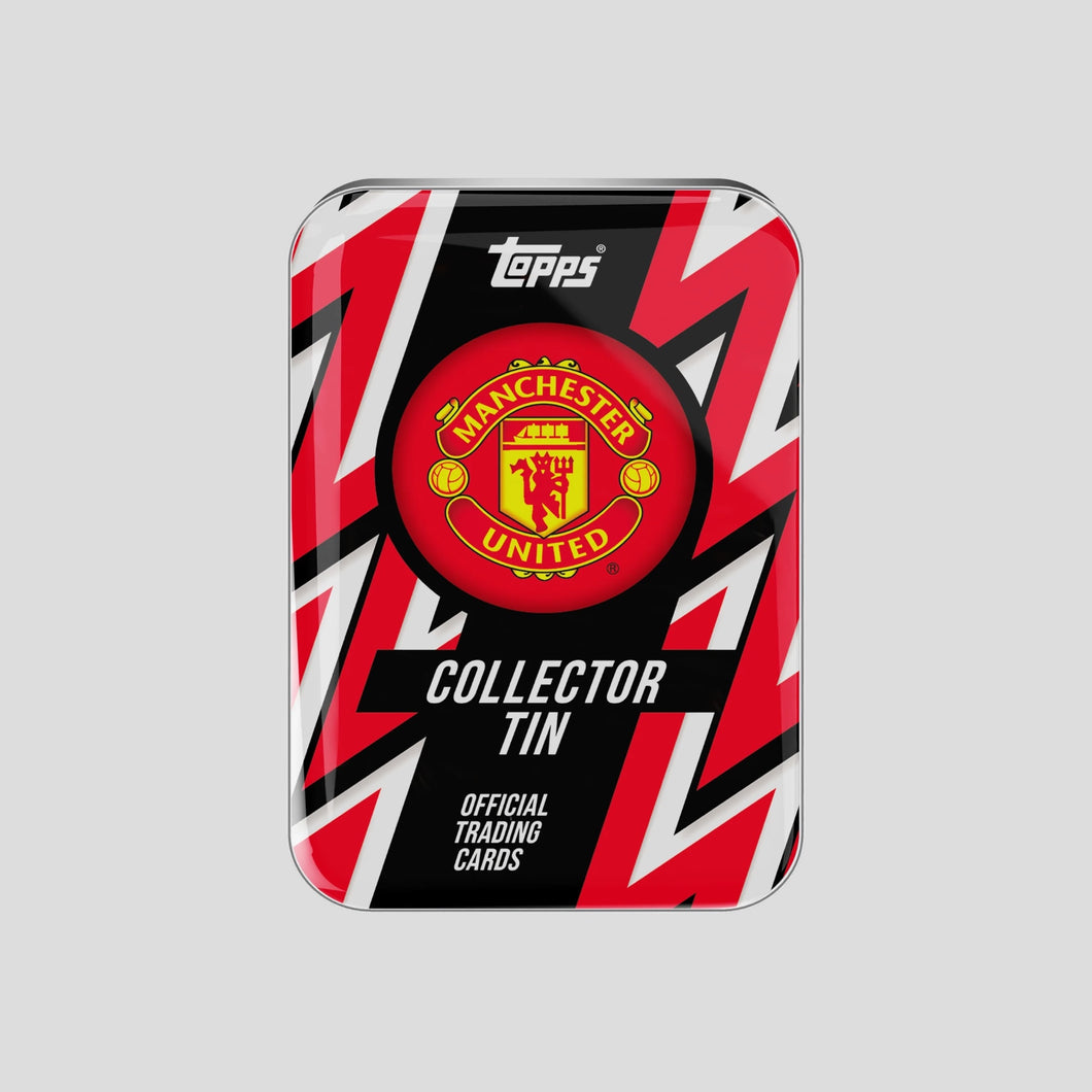 2025-26 TOPPS MANCHESTER UNITED COLLECTOR TIN