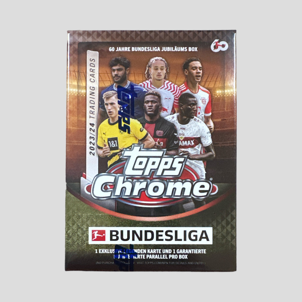 2023-24 TOPPS CHROME BUNDESLIGA BLASTER VALUE BOX