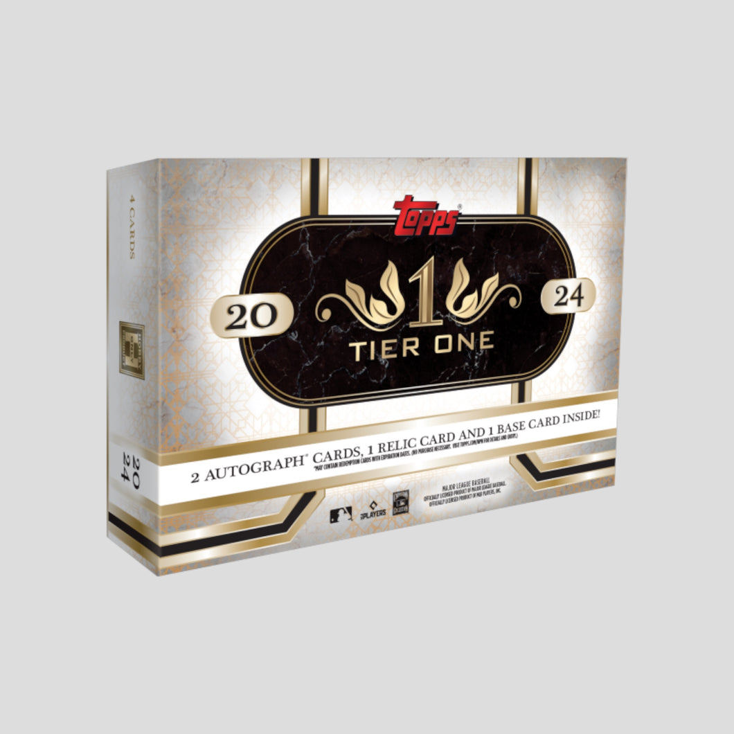 2024 TOPPS TIER ONE BASEBALL HOBBY BOX