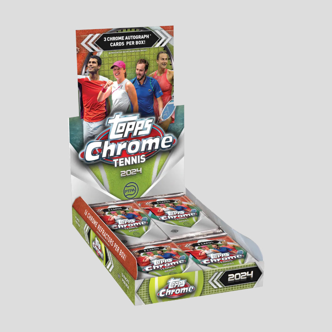 2024 TOPPS CHROME TENNIS HOBBY BOX