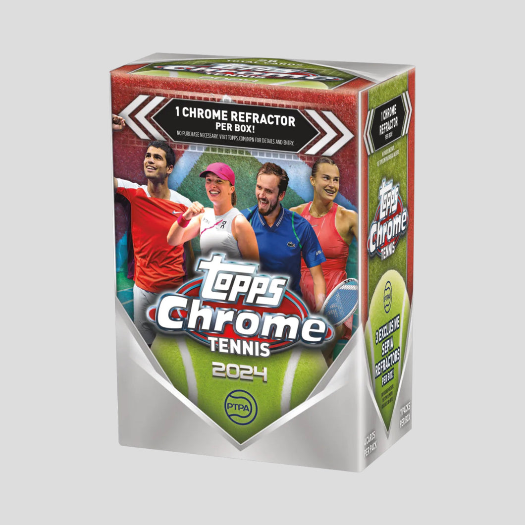 2024 TOPPS CHROME TENNIS BLASTER BOX