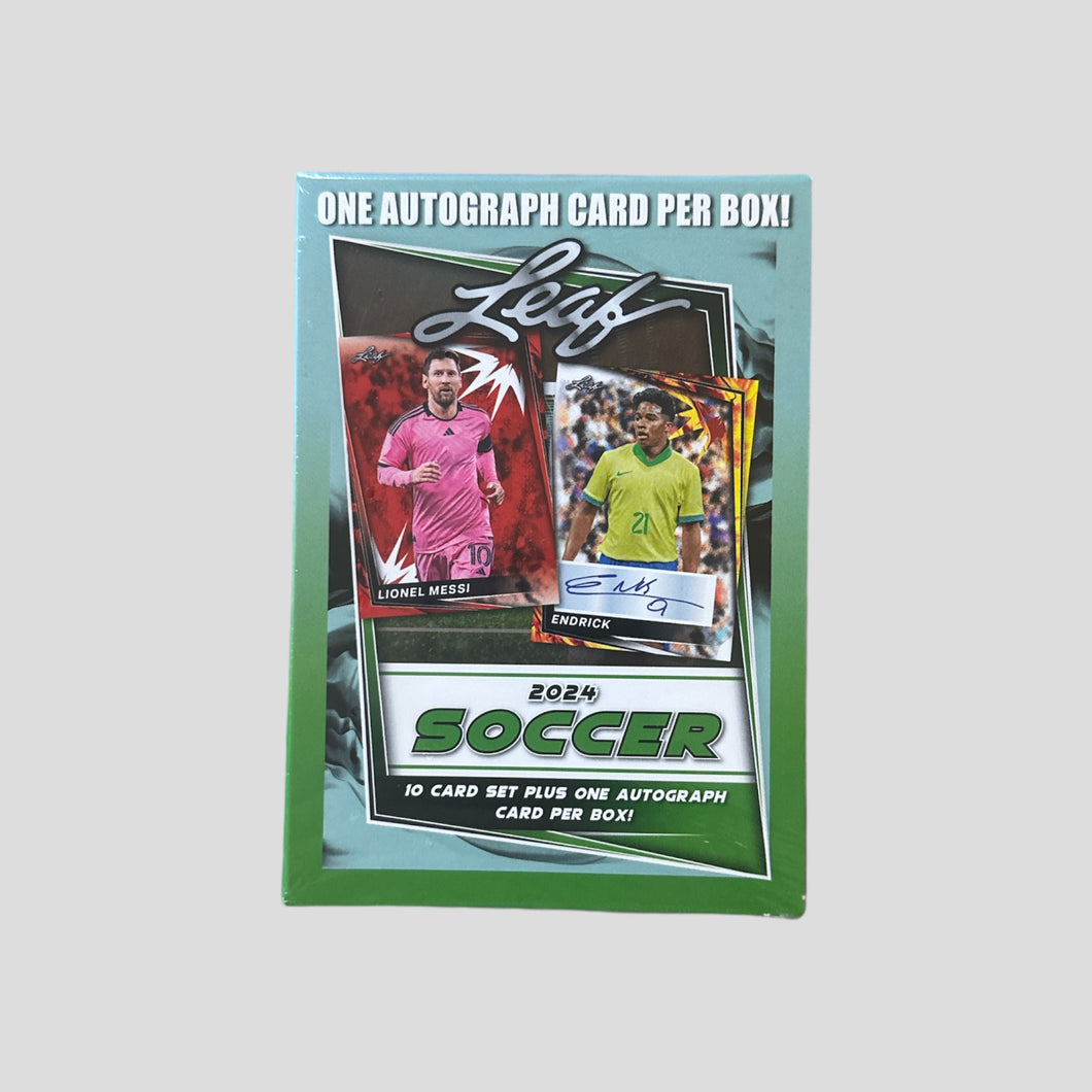 2024 LEAF SOCCER BLASTER BOX