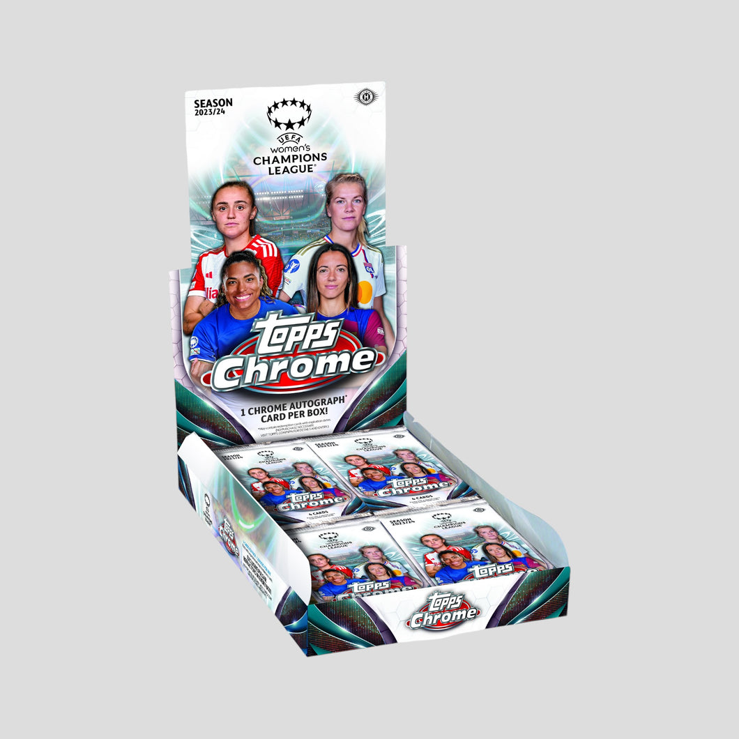 2023-24 TOPPS CHROME WOMEN UCL HOBBY BOX