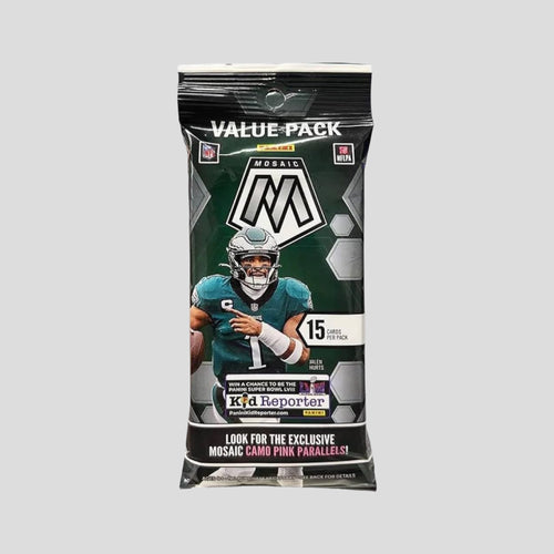 PANINI MOSAIC FOOTBALL 2023 VALUE PACK (12 = BOX) - CTRL BREAKS