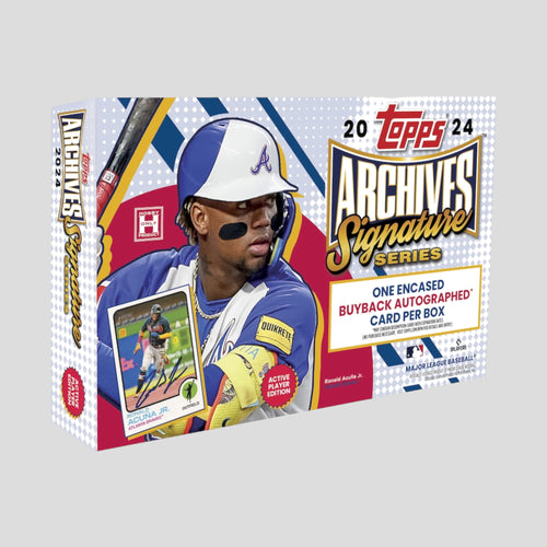 2024 TOPPS ARCHIVES SIGNATURE SERIES BASEBALL HOBBY BOX - CTRL BREAKS