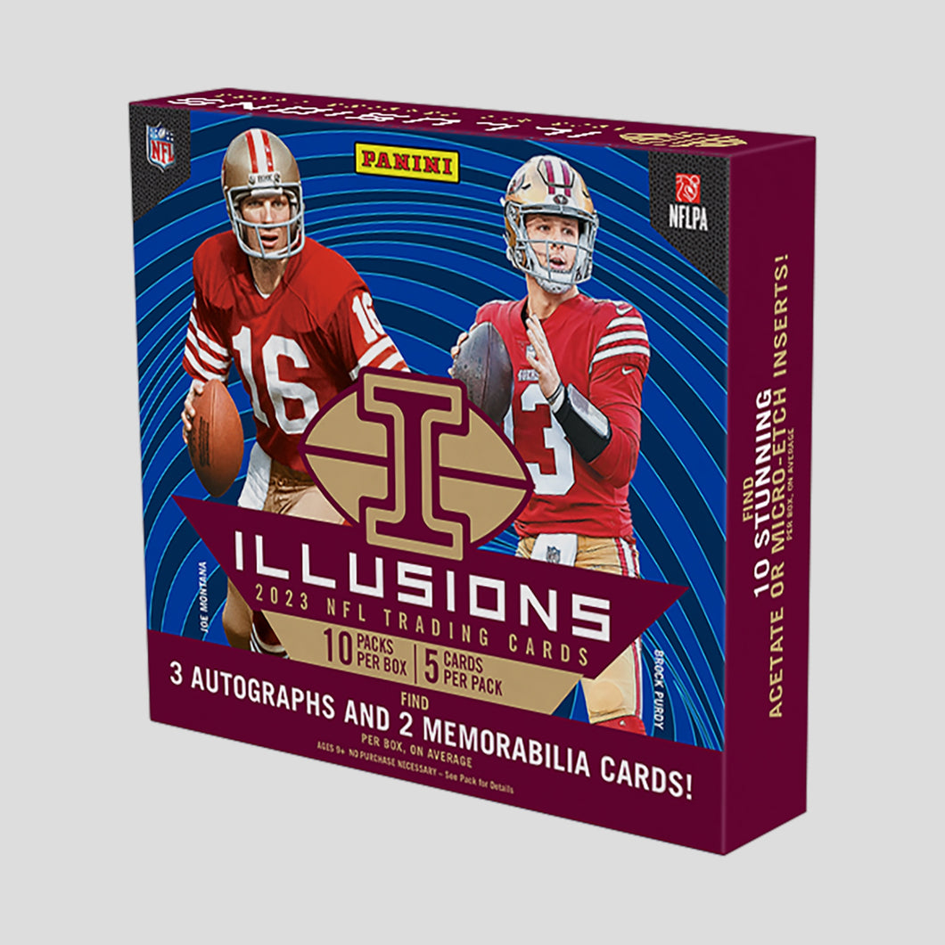 2023 PANINI ILLUSIONS FOOTBALL HOBBY BOX - CTRL BREAKS