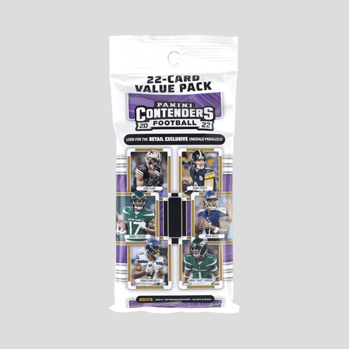 PANINI CONTENDERS FOOTBALL 2022 VALUE PACK (12 = BOX) - CTRL BREAKS