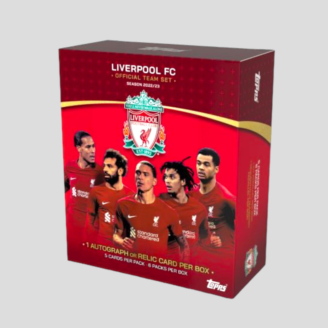 TOPPS LIVERPOOL 2022/23 TEAM SET BOX - CTRL BREAKS