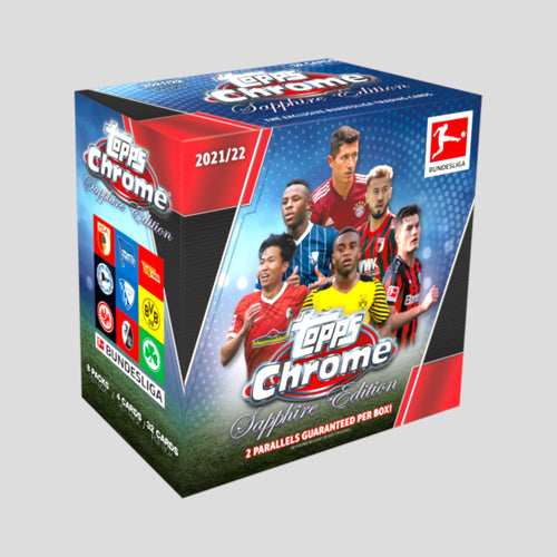 TOPPS CHROME SAPPHIRE BUNDESLIGA 2021/22 HOBBY BOX - CTRL BREAKS