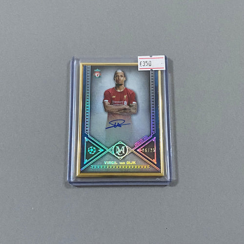 Virgil van Dijk Autograph #/25 Topps Museum 2019/20 - CTRL BREAKS