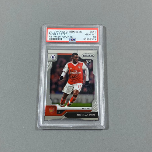 Nicolas Pepe RC Panini Prizm 2019/20 PSA10 - CTRL BREAKS