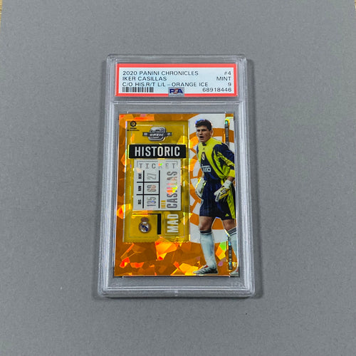 Iker Casillas #/23 Panini Chronicles 2019/20 PSA9 - CTRL BREAKS